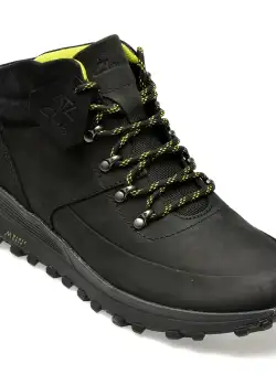 Ghete CLARKS negre, ATLTRMI, din piele naturala