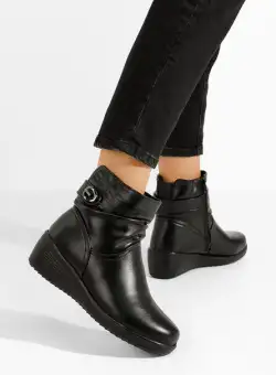 Ghete cu platforma Oniela negre