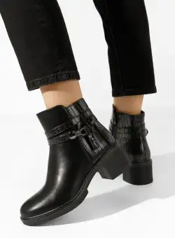 Ghete cu toc Savina negre