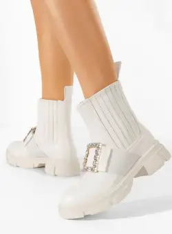 Ghete damă albe Giorada