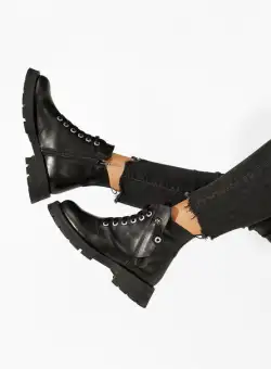 Ghete dama piele Kaolia negre