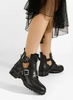 Ghete dama toamna Acania V2 negre