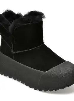 Ghete EPICA negre, 1899, din piele intoarsa