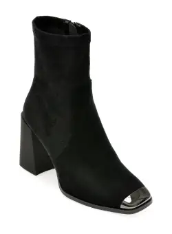 Ghete EPICA negre, 302651, din piele intoarsa