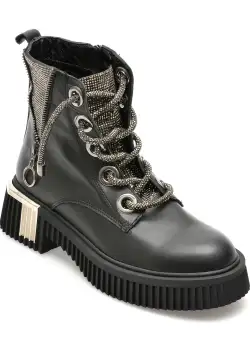Ghete EPICA negre, 562382, din piele naturala