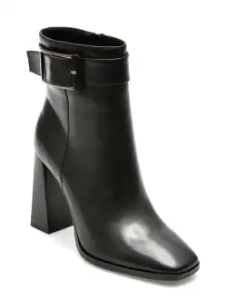 Ghete EPICA negre, G0509, din piele naturala