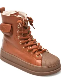 Ghete FLAVIA PASSINI maro, 2390, din piele naturala