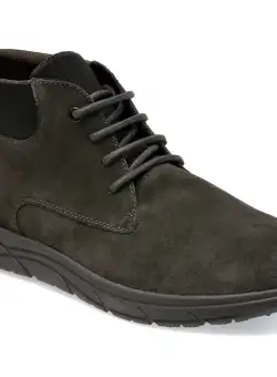 Ghete GEOX gri, U36E1B, din piele naturala