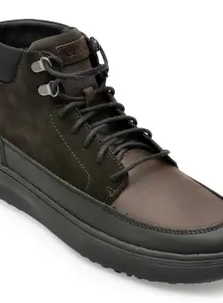Ghete GEOX maro, U36DTD, din piele naturala