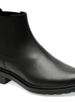 Ghete GEOX negre, D36TGE, din piele naturala