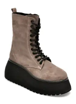 Ghete GRYXX gri, 1460425, din piele intoarsa