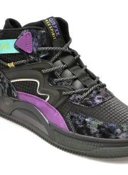 Ghete GRYXX negre, 2188, din piele ecologica