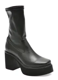 Ghete GRYXX negre, 22K01, din piele naturala