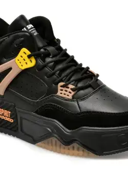 Ghete GRYXX negre, A199, din piele ecologica