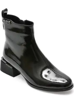 Ghete GRYXX negre, F630005, din piele naturala lacuita