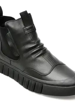 Ghete GRYXX negre, J230026, din piele naturala