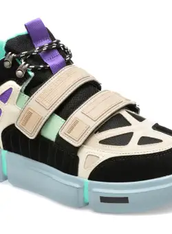 Ghete GRYXX negre, J888, din piele ecologica