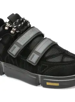 Ghete GRYXX negre, J888, din piele ecologica