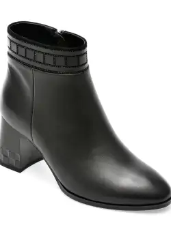 Ghete GRYXX negre, K330020, din piele naturala