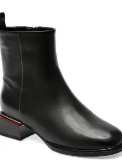 Ghete GRYXX negre, K84, din piele naturala