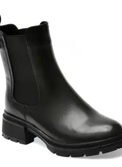 Ghete GRYXX negre, L126, din piele naturala