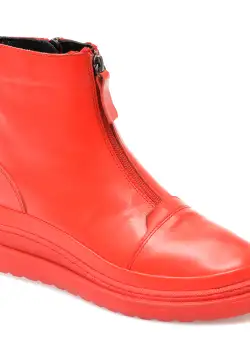 Ghete GRYXX rosii, 200403, din piele naturala