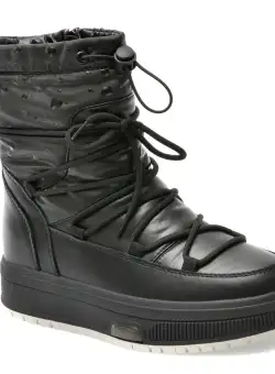 Ghete IMAGE negre, 169, din material textil