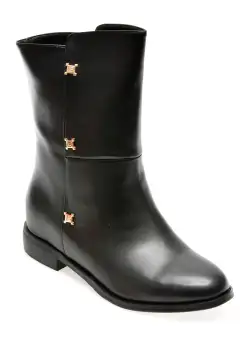 Ghete LAURA BIAGIOTTI negre, 8234, din piele ecologica