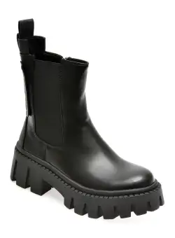 Ghete LAURA BIAGIOTTI negre, 8284, din piele ecologica