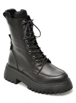 Ghete MOLLY BESSA negre, 6298067, din piele naturala