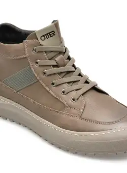 Ghete OTTER gri, 729, din piele naturala