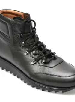 Ghete OTTER negre, 854421, din piele naturala