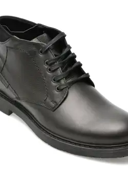 Ghete OTTER negre, TUR60, din piele naturala