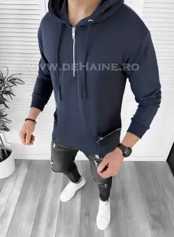 Hanorac barbati slim fit bleumarin K177 D3-1.1