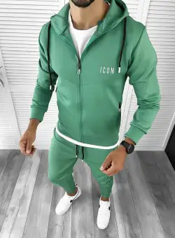 Hanorac barbati slim fit vernil cu mic defect DEF405 P20-4.2