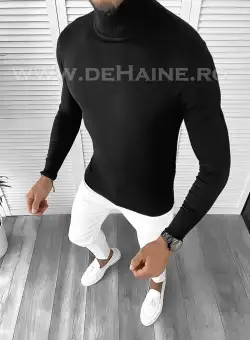 Helanca barbati slim fit neagra B9699 Y3