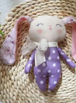 Iepuras cu urechi lungi - lucrat manual 2