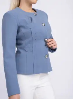 Jacheta 4276 albastru La Donna