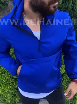 Jacheta barbati de toamna albastra din fas subtire B2370 O4-2