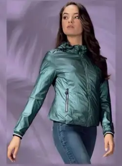 Jacheta Famosa verde Virginia Blu