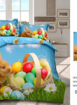 Lenjerie De Pat Finet 4 Piese - Model Paste 4