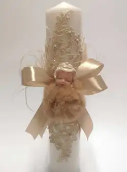 Lumanare Botez , Crem