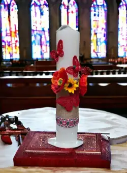 Lumanare Botez cu Maci