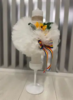 Lumanare Botez , Lucrata Manual Model 26