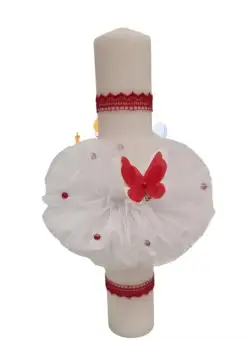 Lumanare Botez , Lucrata Manual Model 27