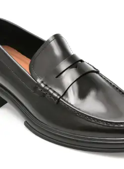 Mocasini ALDO negri, TUCKER001, din piele naturala