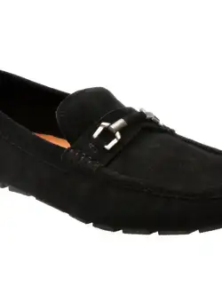 Mocasini casual ALDO negri, CAIRNS0011, din piele intoarsa