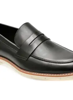 Mocasini casual ALDO negri, ZADAR0011, din piele naturala
