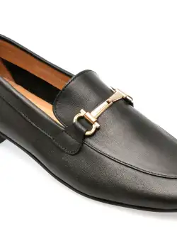 Mocasini casual GRYXX negri, 609761, din piele naturala