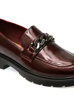 Mocasini casual GRYXX visinii, Q0911, din piele naturala lacuita